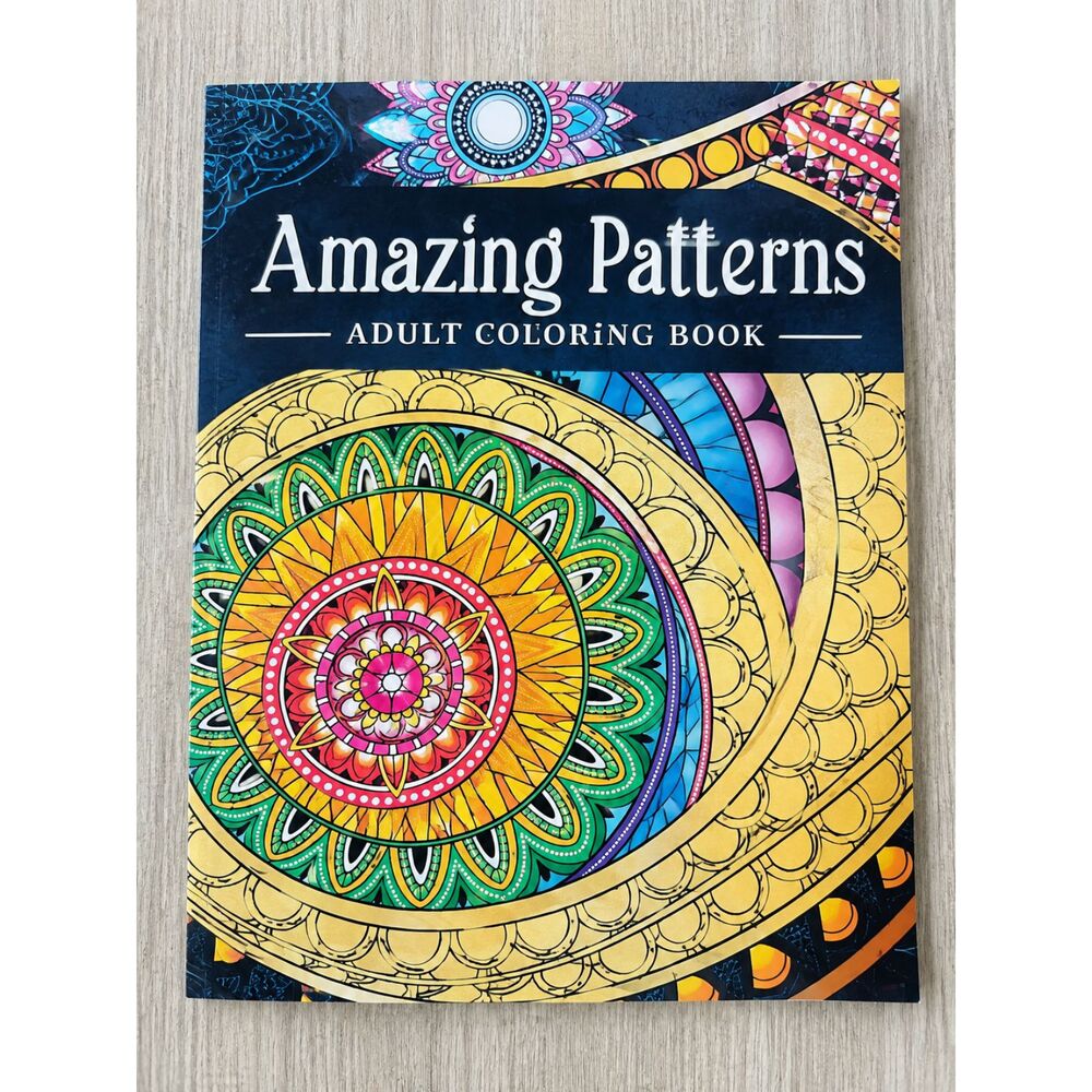 100 Amazing Patterns Jade Summer Adult Coloring Book Relaxing Mandalas Art